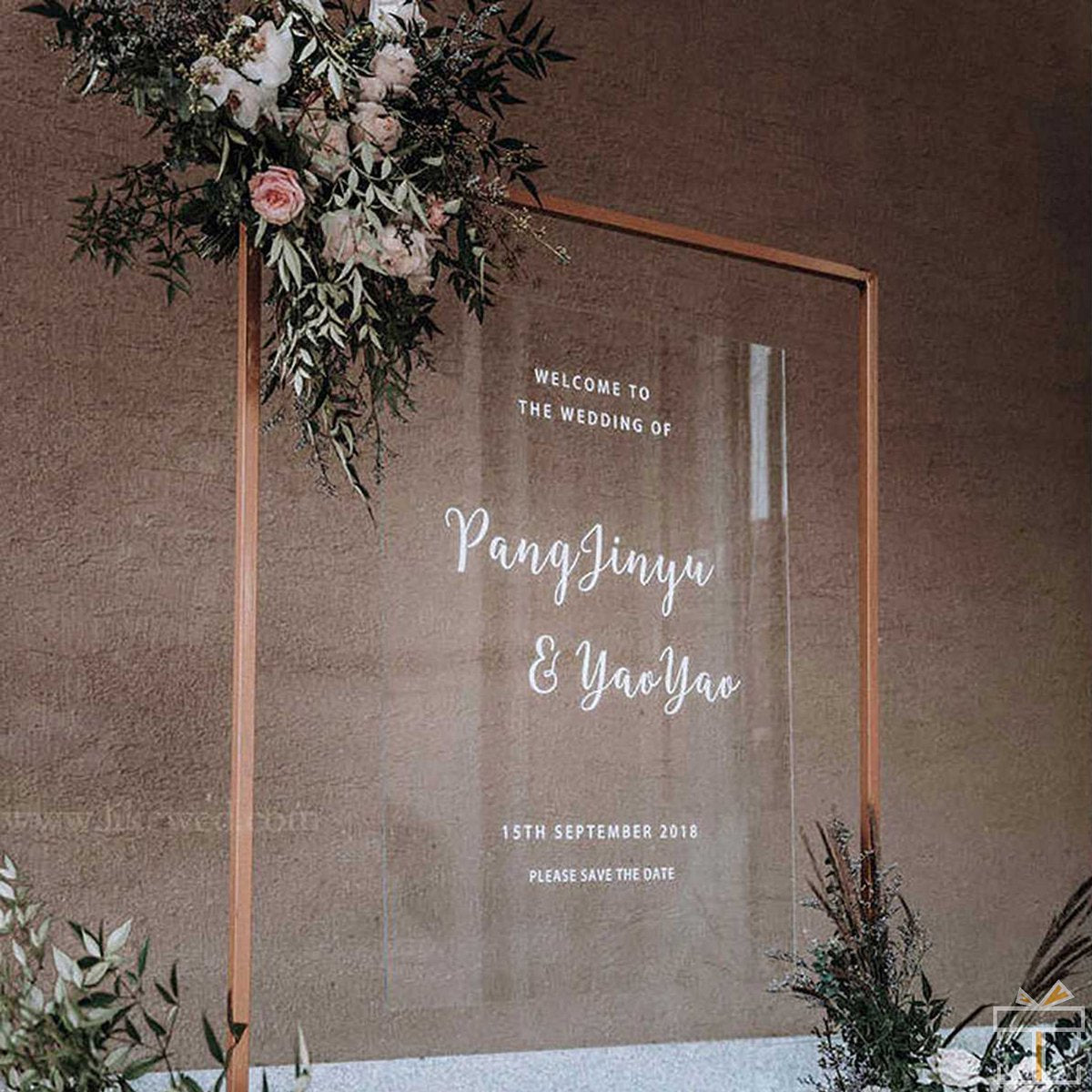 Happyment Bruiloft decoratie - Rozenboog - Boog - Backdrop frame - Versiering accessoires - Wit - 3x3M