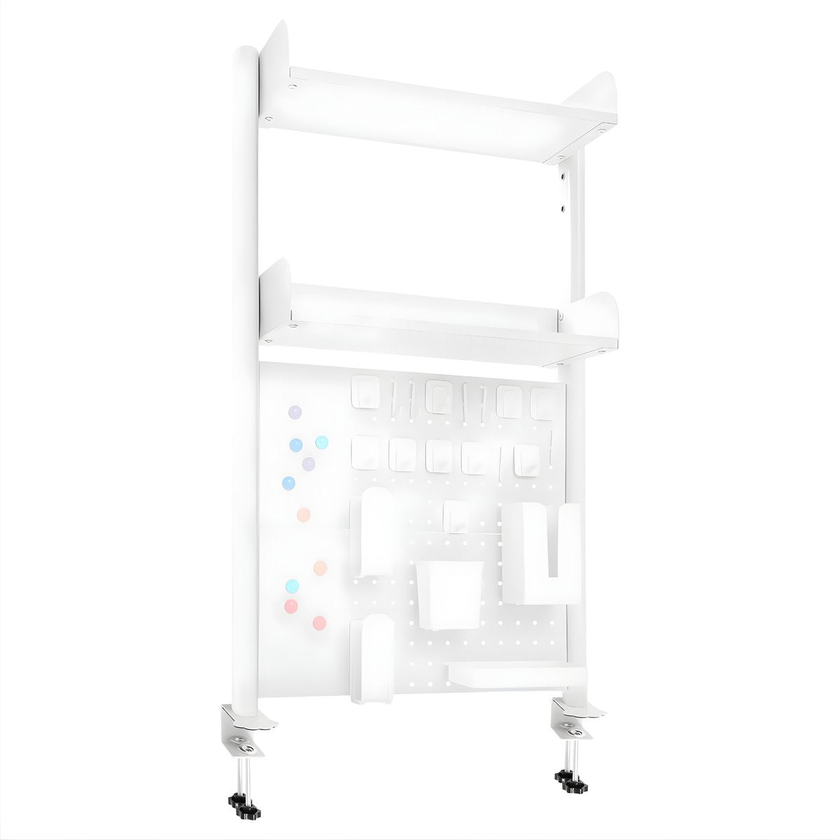 Bureau oranizer - Voor werkplek en studie - Multifunctionele organizer - Compact en praktisch voor op het bureau - Wit
