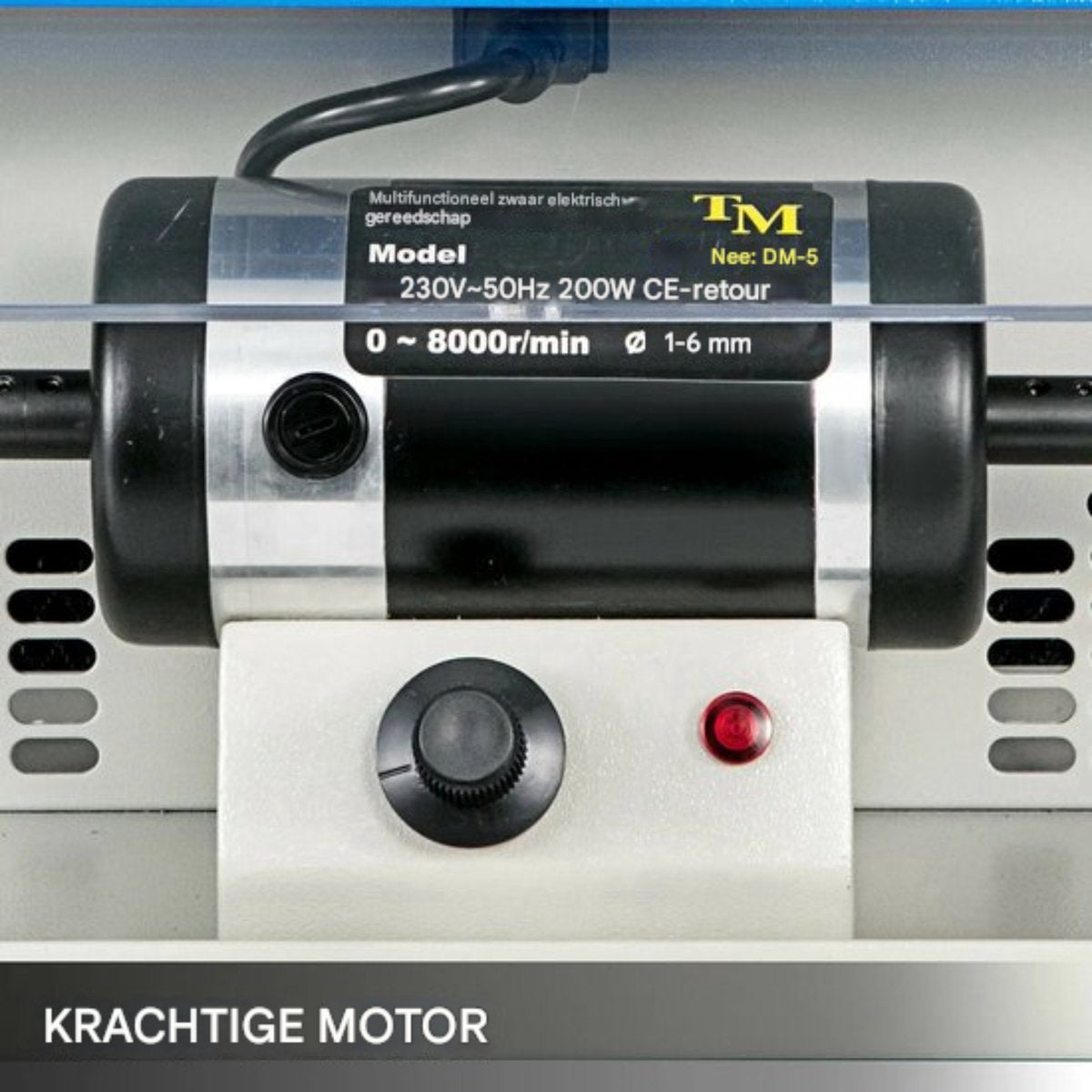 Sieraden Stofafscheider Polijstmachine - 0-8000R/MIN - Polijsten Machine voor Polijsten Metalen Kunststof - Geschikt Voor gebruik