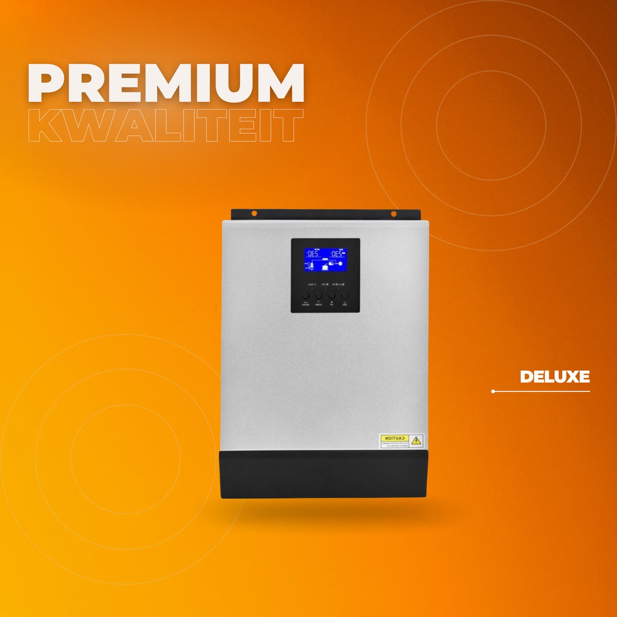Zonne-omvormer - Frequentieomvormer - Zonnepanelen - Accu - Frequentieregelaar - Toerentalregelaar - 3KVA - 24V MPPT - Off-Grid - Pure Sinus Omvormer voor Zonnepanelen