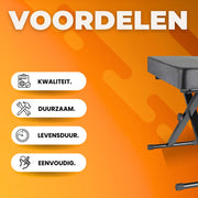 Pianokruk - In hoogte verstelbaar - Pianostoel - Pianobank - Opvouwbare Kruk