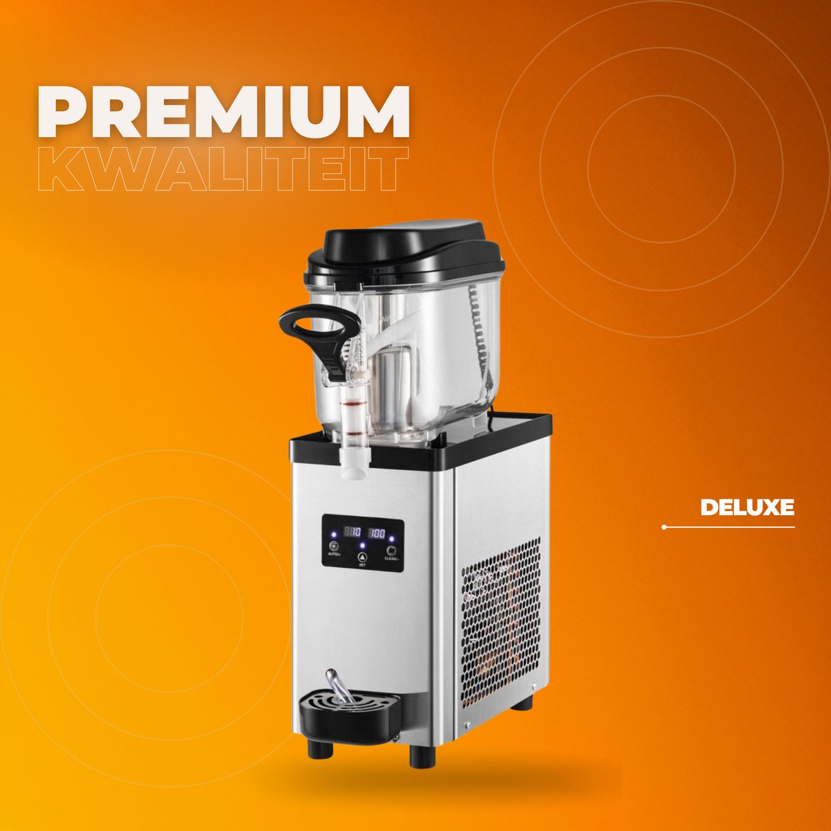 Professionele Slush puppy machine - 6L - Voor Ijskoude Drankjes – Frozen drink maker van Roestvrij Staal – Horeca Kwaliteit