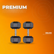 Halterset Valora - Gewichten - Halters - Voor Krachttraining & Thuisfitness - Compacte Stalen Dumbbells van 10 kg - Set van 2