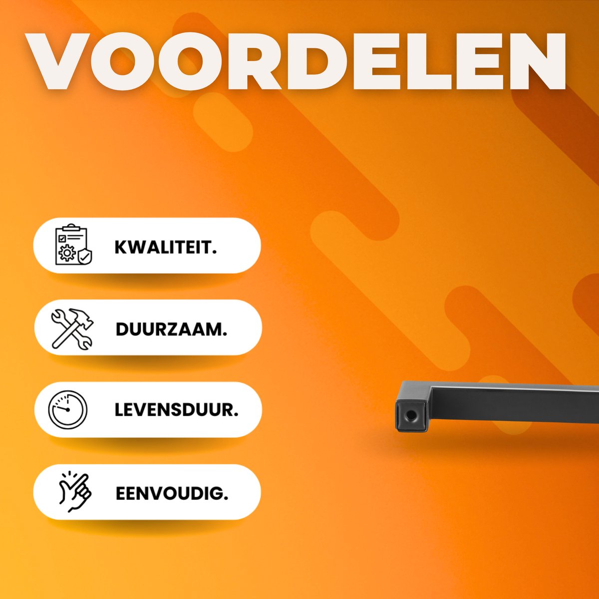 Meubelgrepen - Handgreep - Keukengreep - Kastgreep - Set van 30 - RVS - 108x12x35 mm - Handgrepen voor Lades & Deuren