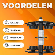 Loopkat - Lier - Verstelbaar - Takel - 0,5 ton - Rollend Onderstel - Verstelbare Breedte Dubbele Wieluitvoering