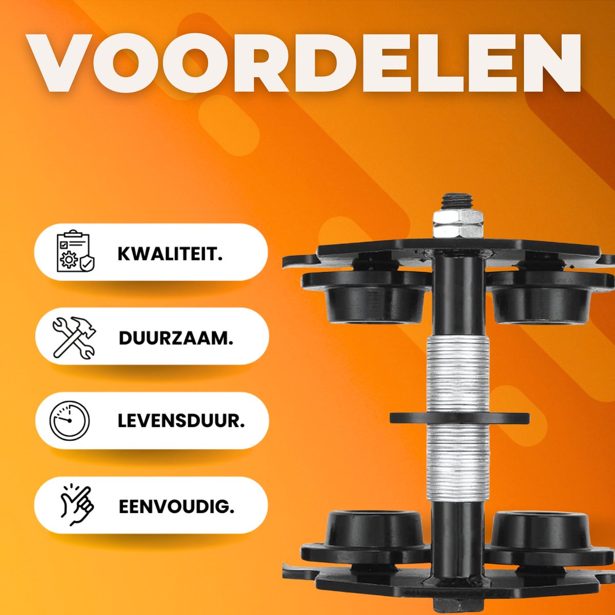 Loopkat - Lier - Verstelbaar - Takel - 0,5 ton - Rollend Onderstel - Verstelbare Breedte Dubbele Wieluitvoering