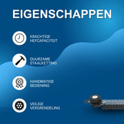 Handkettingtakel - Voor hijsen en tillen - Handmatige kettingtakel - Capaciteit 1T