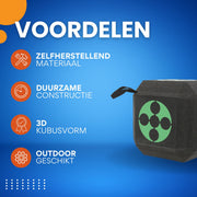 Boogschiet Doelwit - Kubusvormig- Schietschijf Trainingsdoel voor Outdoor, Thuis & Boogschietbanen - Duurzaam & Zelfherstellend