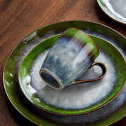 Regal Serviesset - 16 delig - 12 persoons - Durec groen - Dinerborden - Bordenset - Diepe borden - Ontbijtborden - Servies - Keukenservies – Luxe design