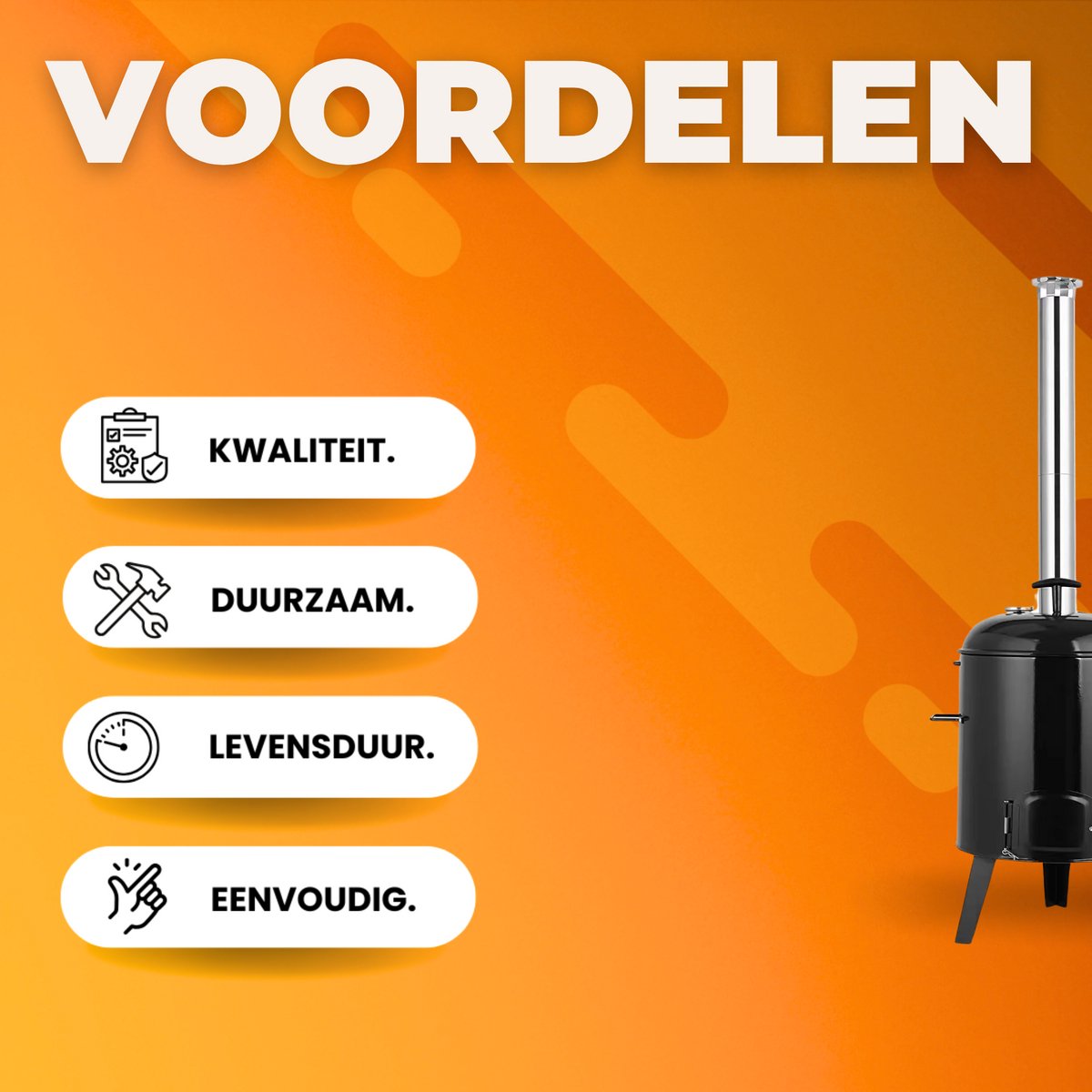 Hongaarse Goulash Ketel met Deksel - Braadpan - Stoofpot - Stoofoven & Goulash Kanon Grillfunctie - Ideaal voor Originele Goulash - 21L
