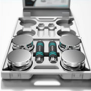 Verstelbare Halterset - Gewichten - Halters - Voor Krachttraining & Thuisfitness - Compacte Stalen Dumbbells van 5 kg - Set van 2