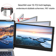 Laptop scherm extender – Voor laptops van 13–17,3 inch – 1920×1080