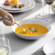 Majestic Dinerborden – Serviesset – 12 persoons – 24 delig – Wit Keramisch – Breakfast Plates – Stijlvol keramiek