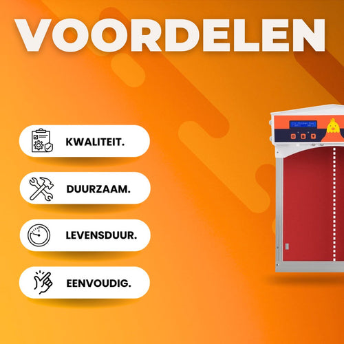 Automatische Kippendeur - Kippenluik - Chickenguard - Hokopener - Met Tandwielheffer - Gegalvaniseerd - Weerbestendig Systeem