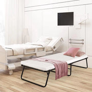 Opklapbed Vaylen voor Volwassenen - Met matras - 80x190cm - Logeerbed - Vouwbed 1 persoons - Inklarbaar