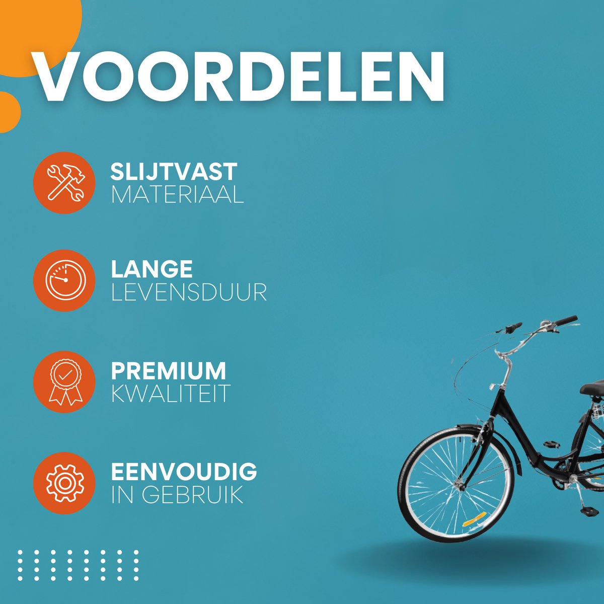 Driewieler Nevlo - 7 versnellingen - Fiets voor volwassenen en senioren - 24 Inch - Opvouwbare - Verstelbaar - Met mand - Voorrem - Zwart - 120KG