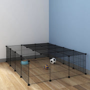Dierenren - Extra hoog - Zwart - Verstelbaar - 70x70x105cm