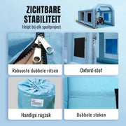 Opblaasbare spuitcabine - Verfcabine - spuitcabine - Geschikt Voor incl. lucht filtersysteem