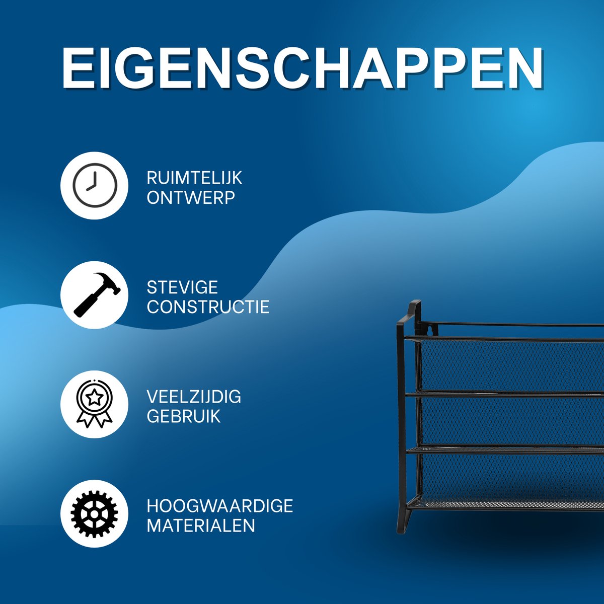 Kruidenrek – Kruiden organizaer - Voor Keuken & Badkamer – Hoogwaardige Hardheid - Voor 28 potjes - Vierlaags