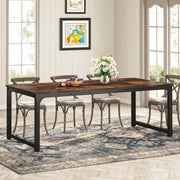 Eettafel Antwerp - 160cm - Voor 6 personen - Voor Keuken of eetkamer - Bruin
