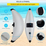 Kajak Outrigger - Stabilisator Roeiboot - 90x36cm - Luchtkajak - Witwaterkajak Accessoire