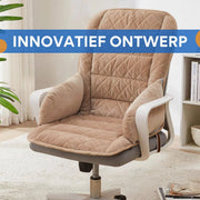 Bureaustoel kussen Vaylen - Rugkussen - Ergonomisch - Universeel - Khaki