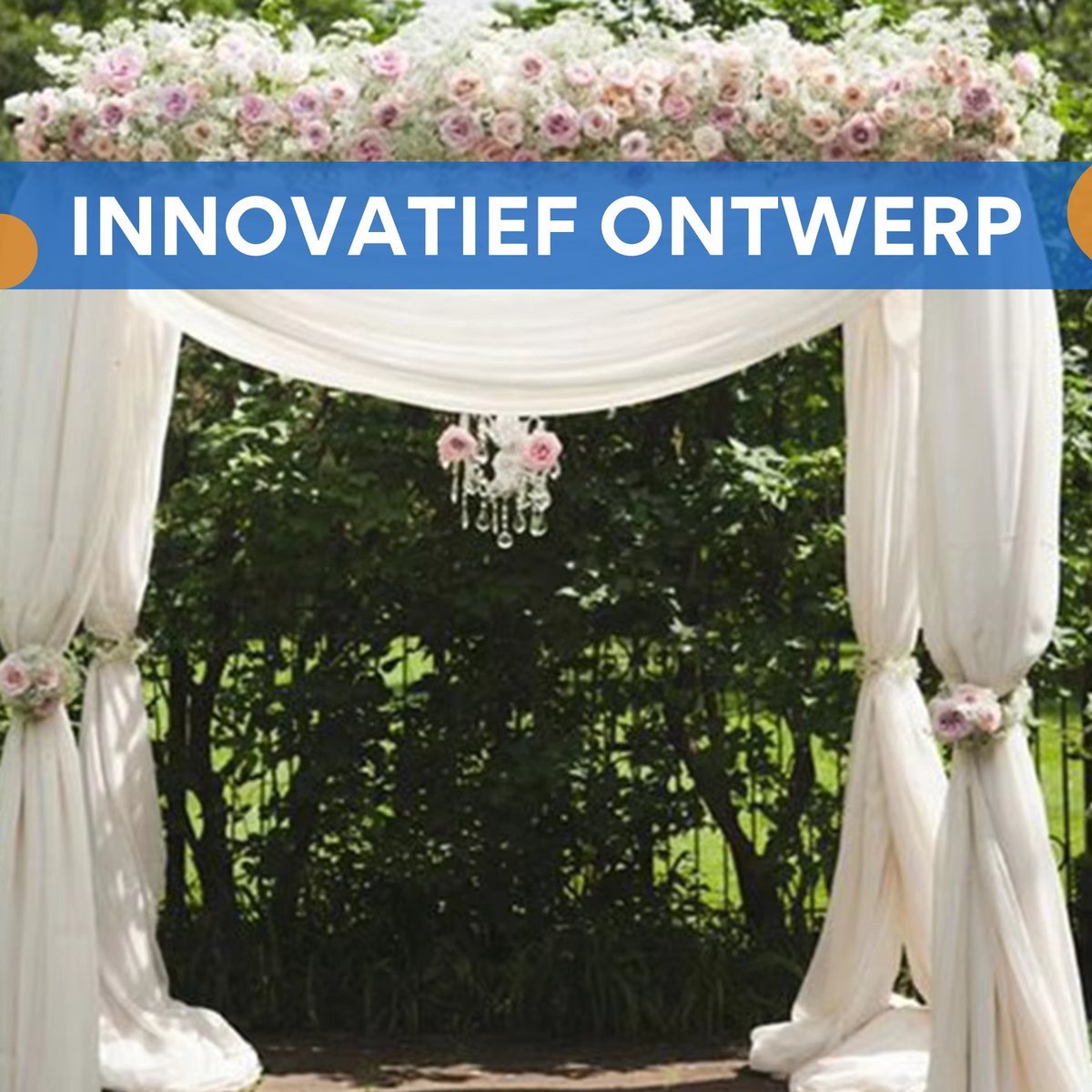 Rozenboog Fioren - Bruiloft decoratie - 300CM - Buitenluifel - Rozenboog - Versiering - Multifunctioneel voor ceremonies en feesten