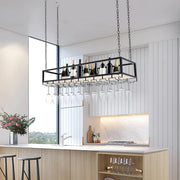 Hangend Wijnrek - Wijnglazen houder - Ophangrek wijnglazen - Voor Keuken, Bar of Eethoek - Verstelbare Plafondmontage - 100cm