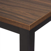 Bartafel - Zwart/Bruin - Rechthoekig - Hout/Metaal - 120x40x100cm