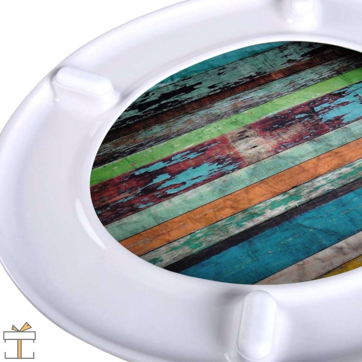 Antibacteriële Toiletbril - Met Softclose - Universeel - Toiletbrillen met print - WC Bril - Toiletzitting