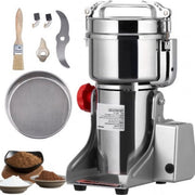 Elektrische graanmolen - Kruidenmolen - Kruiden maler - Spice grinder - RVS - 3750W - 1000gr