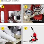 Button maker - 3 stuks - Snijmachine- Aluminium button machine - Badge maker - Knopenmachine - Pin - Handmatige buttonmaker pers