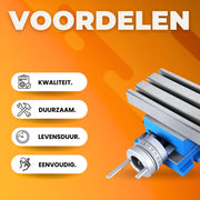 Freestafel - Voor bovenfrees - Inlegplaat - Tafelfreesmachine - 18x10cm