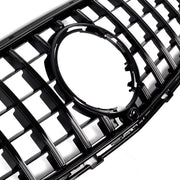 Voorbumper Grille Tavien - GT Stijl - Geheel Zwart - Auto Accessoires - Voor Mercedes X254 GLC300 Sport Model (2023-2024)