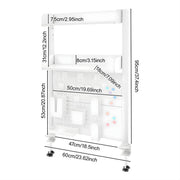 Bureau oranizer - Voor werkplek en studie - Multifunctionele organizer - Compact en praktisch voor op het bureau - Wit