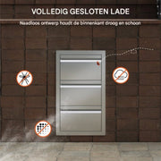 Ladekast Buitenkeuken Luxe - Barbecue - RVS - Voedingskwaliteit - 19,4 kg Opslaglade