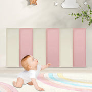 Bedhoofd - Hoofdbordkussen - Hoofdbord - Voor interieurdecoratie en bedhoofdbescherming - Roze