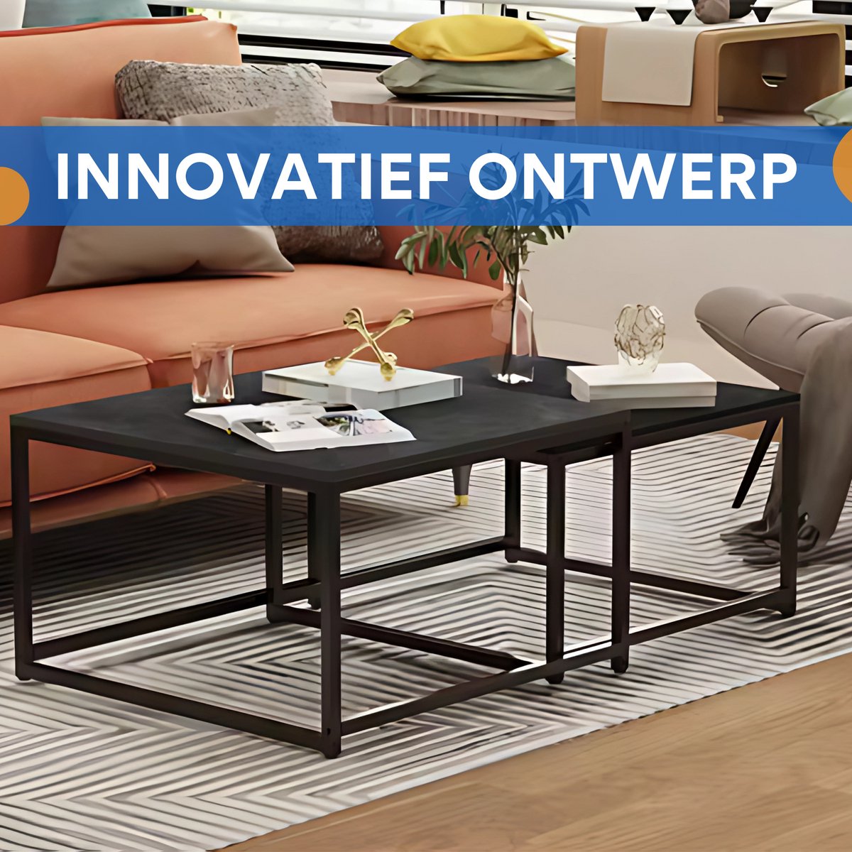 Plantenstandaard Ladina - Hartvormig - 7 potten - Plantenrek - Plantentafel - Voor binnen - Bloempothouder - Metaal