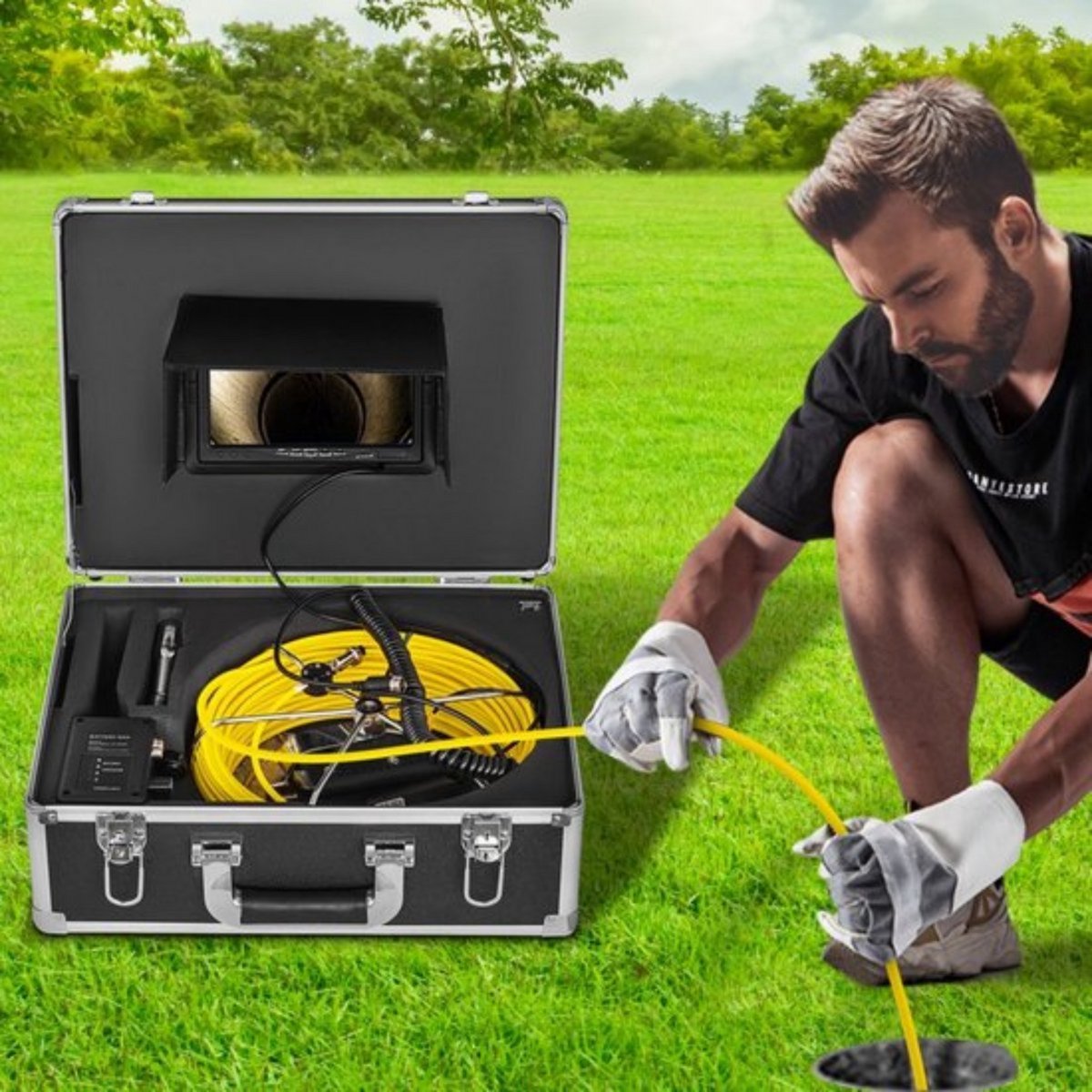 Professionele Inspectie Camera - Endoscoop - 20m Waterdicht - Met Verlichting