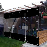 Zeildoek 300x400cm - Verranda - Dekzeil - Overkapping - Voor Terras, Pergola & Tuinhuis - Waterdicht - Wind - Donkergrijs