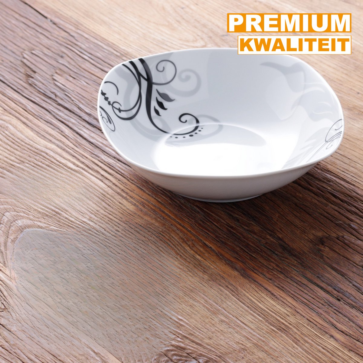 Morencia Serviesset - 4 delig - 4 persoons - Wit - Dinerborden - Bordenset - Diepe borden - Ontbijtborden - Servies - Keukenservies