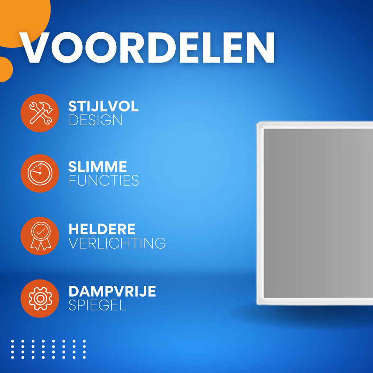 Muziek Badkamerspiegel Rond - Met bluetooth en RGB verlichting - 60x70cm - Voor Badkamer, Make-up & Wandmontage - Dimbaar licht