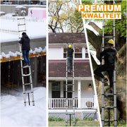 Telescopische Ladder 2,6M - Uitschuifbare & Draagbare Verlengladder - Voor Schilderen & Decoreren - Max. 150KG