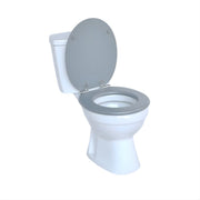 WC-bril - Toiletbril – Voor Toilet & Badkamer – Soft-Close – MDF - Grijs