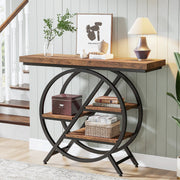 Consoletafel Luvia - Haltafel - 100cm - Wandtafel - Gang of woonkamer - Bruin
