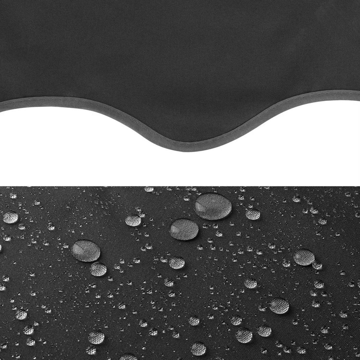 Handmatige Intrekbare Luifel Tavien - Zonneluifel - Niet-Schroef Buitenpatio Zonnescherm voor Terrasdeur en Raam - In Hoogte Verstelbaar Zonnescherm voor Buiten - 200 x 120 cm