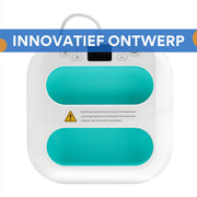 Draagbare Warmtepers - 23x23cm - Hittepers - Transferspers - Voor T-shirts, Tassen, Hoeden & Maskers - Instelbaar tot 401℉ met Geheugenfunctie - ABS Behuizing