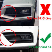 Voorbumper - Voor Audi A4 B8.5 2012-2015 - Auto accessoires - Bumper voor - Mistlichtroosters