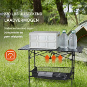 Campingtafel - Inklapbare - picknicktafel - 4 personen - Camping klaptafel inklapbaar - Kinderen & volwassenen