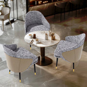Moderne Eetkamerstoelen Milano - Set van 2 - Met Hoge Dichtheid Sponsschuim - Elegante Keuken- of Restaurantstoel - Lounge - Reddisch bruin